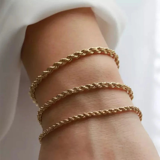 Rhévola Premium Twisted Chain Bracelet