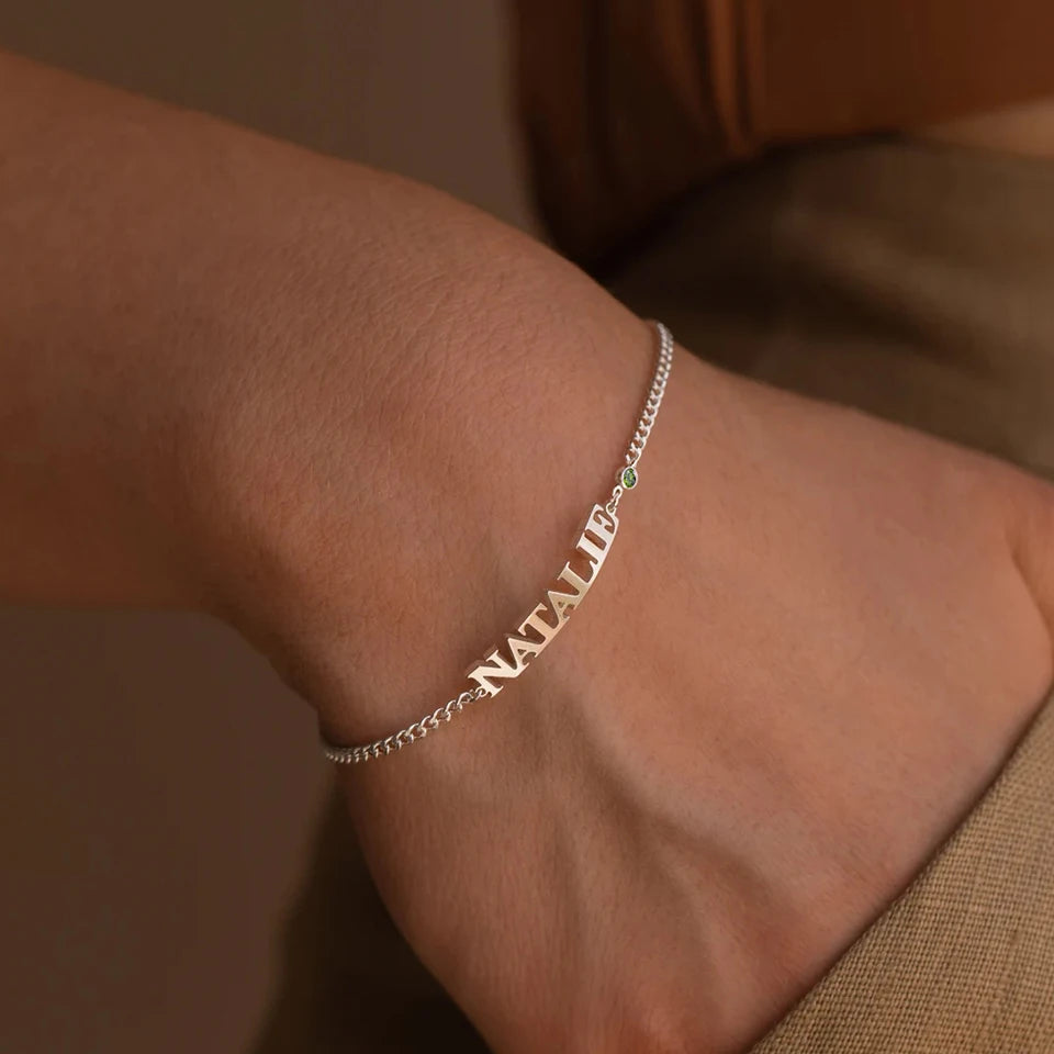 Rhévola Custom Lettering Bracelet