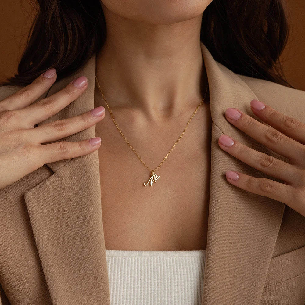 Initial Premium Necklace by Rhévola